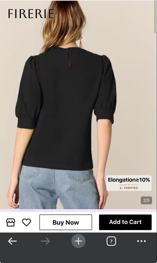 Black Puff sleeve (Category: Blouses) located in Norzagaray. Submitted by phlpld (Listing ID 1463512270, Image 2). Description: .