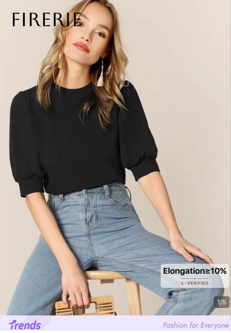 Black Puff sleeve (Category: Blouses) located in Norzagaray. Submitted by phlpld (Listing ID 1463512270, Image 1). Description: .