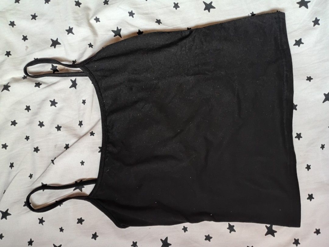 Black Stretchable Tank Top (Category: Sleeveless) located in Quezon City. Submitted by michael2425 (Listing ID 1463540661, Image 1). Description: Gcash Payment, delivery handled by buyer.