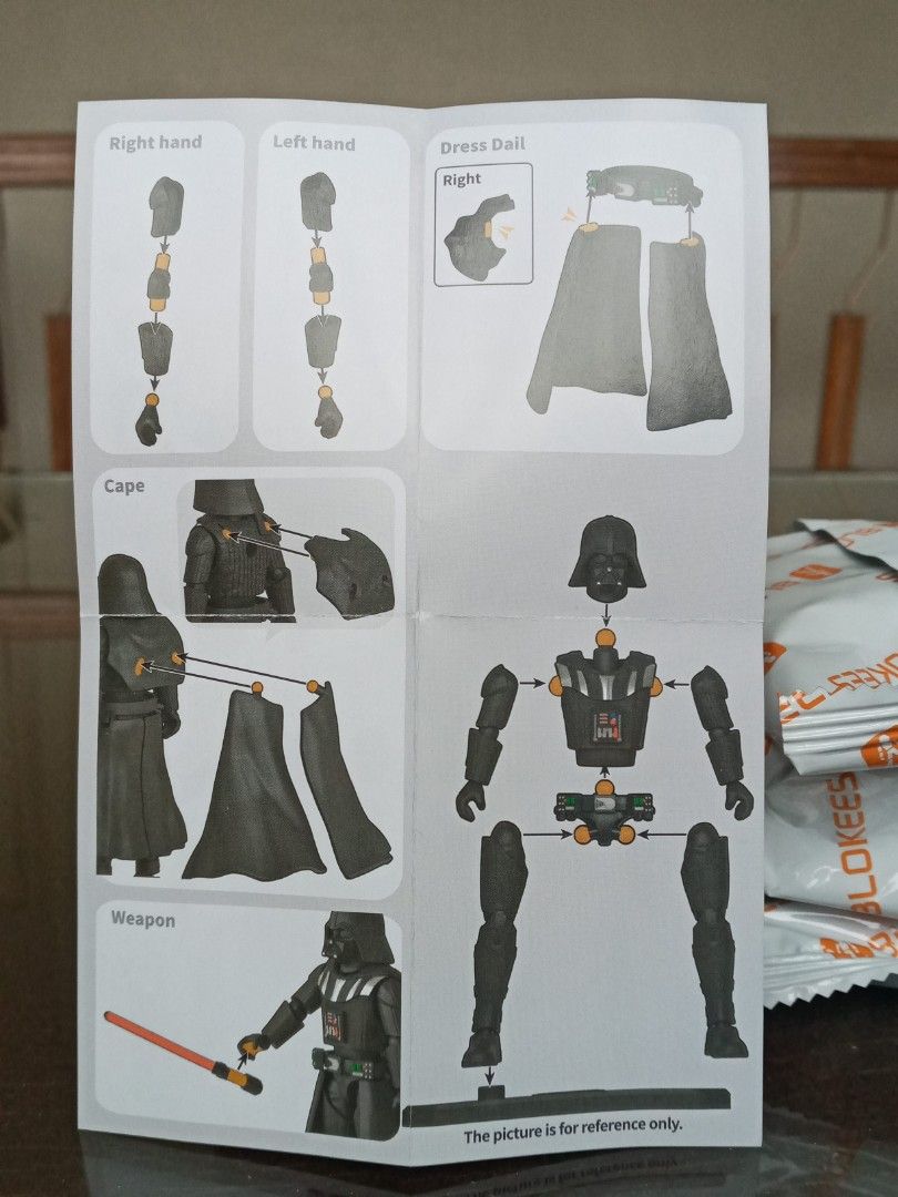 Blokees Star Wars Darth Vader Action Figure Galaxy Version 02 (Category: Figurines & Statues) located in Cebu City. Submitted by diyeszon (Listing ID 1463393115, Image 2). Description: Blokees Star Wars Galaxy Version 02 Darth Vader action figure unbuilt opened box sealed plastic bag what you see in the picture is the actual item shipped thru Lbc at buyers expense message me if interested thank you for viewing.