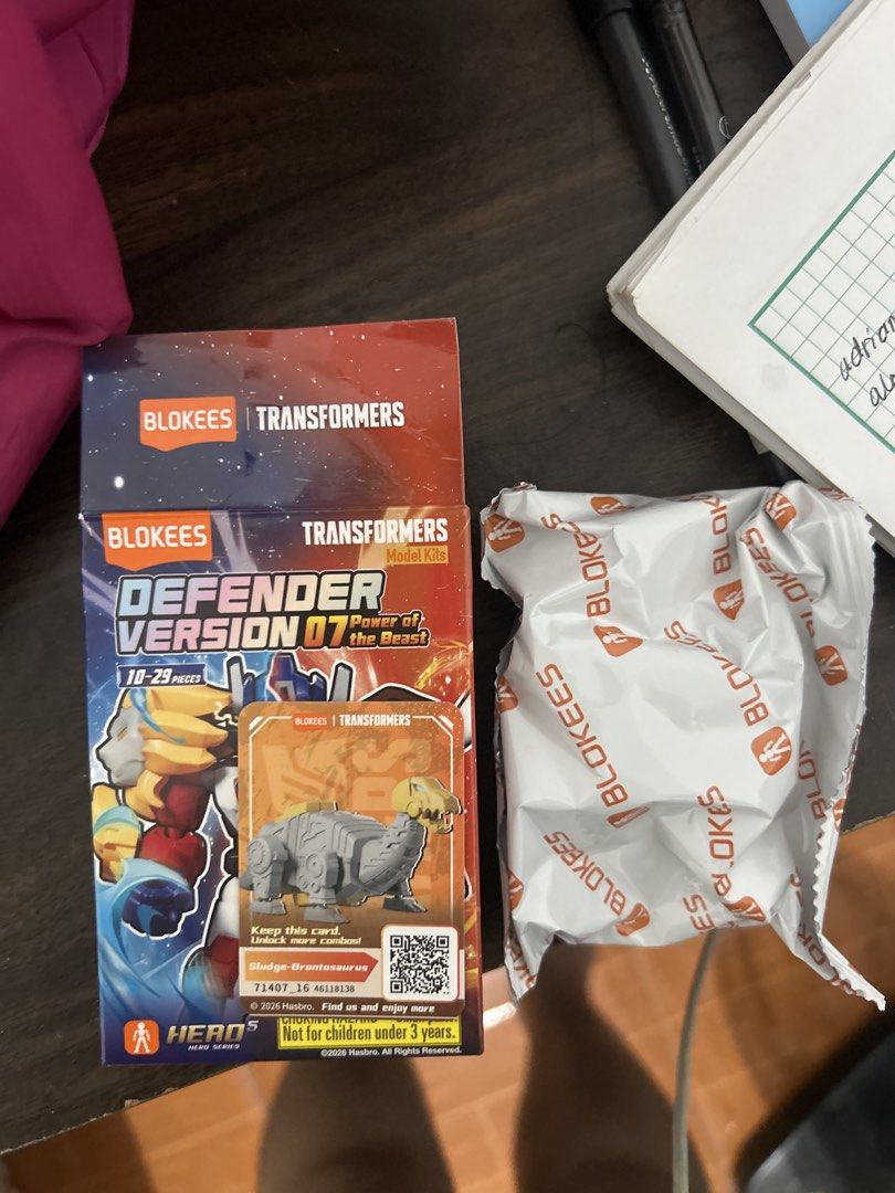 Blokees V7 (Category: Designer & Blind Box Toys) located in San Jose del Monte. Submitted by 11andrepasaporte (Listing ID 1463475926, Image 1). Description: unboxed but sealed rfs: duplicate item.