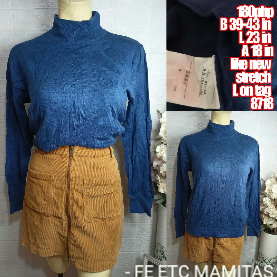 Blue knitted turtleneck Longsleeve (Category: Longsleeves) located in Santa Maria. Submitted by usbrands1987 (Listing ID 1463470877, Image 1). Description: .