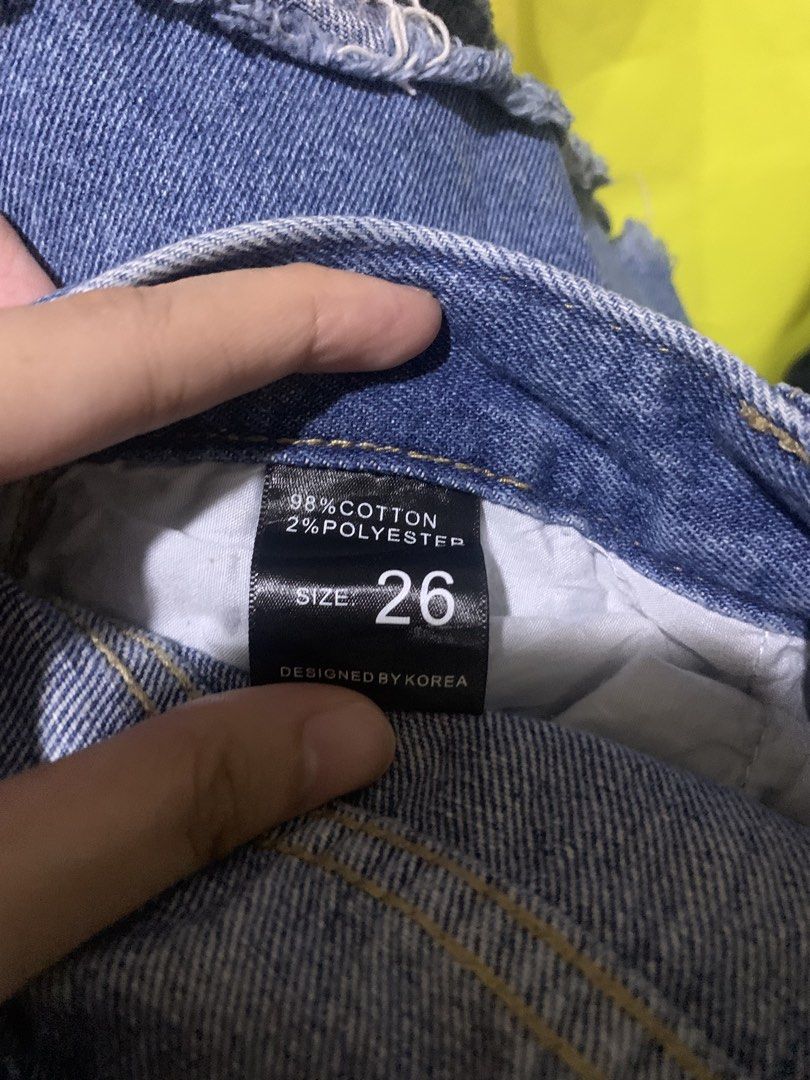 Blue Wide Leg Ripped Jeans (Category: Jeans) located in Manila. Submitted by michjosue_ (Listing ID 1463528452, Image 2). Description: for sale ! rfs: disposing no brand — blue wide leg ripped jeans php 100 check pics for details can do meet up around bf or ship via lalamove.