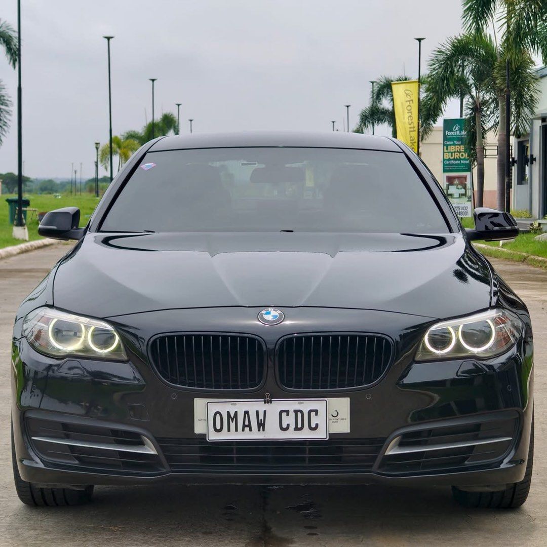 BMW 520d Sedan (A) (Category: Used Cars) located in Moncada. Submitted by tishokthrift (Listing ID 1463423946, Image 2). Description: 📣 FOR SALE: 2016 BMW 520D LUXURY LINE 💸 CASH: ₱970,000 💸 ALL-IN DP: ₱309,700 🔑 DETAILS: • 2.0L B47D20 I4 VGT Diesel • ZF 8-Speed Automatic • 5-Seater Sedan • Ending Plate 5 • 51K Mileage • Jet Black (Schwarz II) • Registered ✨ HIGHLIGHTS: • Run-flat Tires • Well Maintained • Newly PMS, Serpentine Belt & Front B