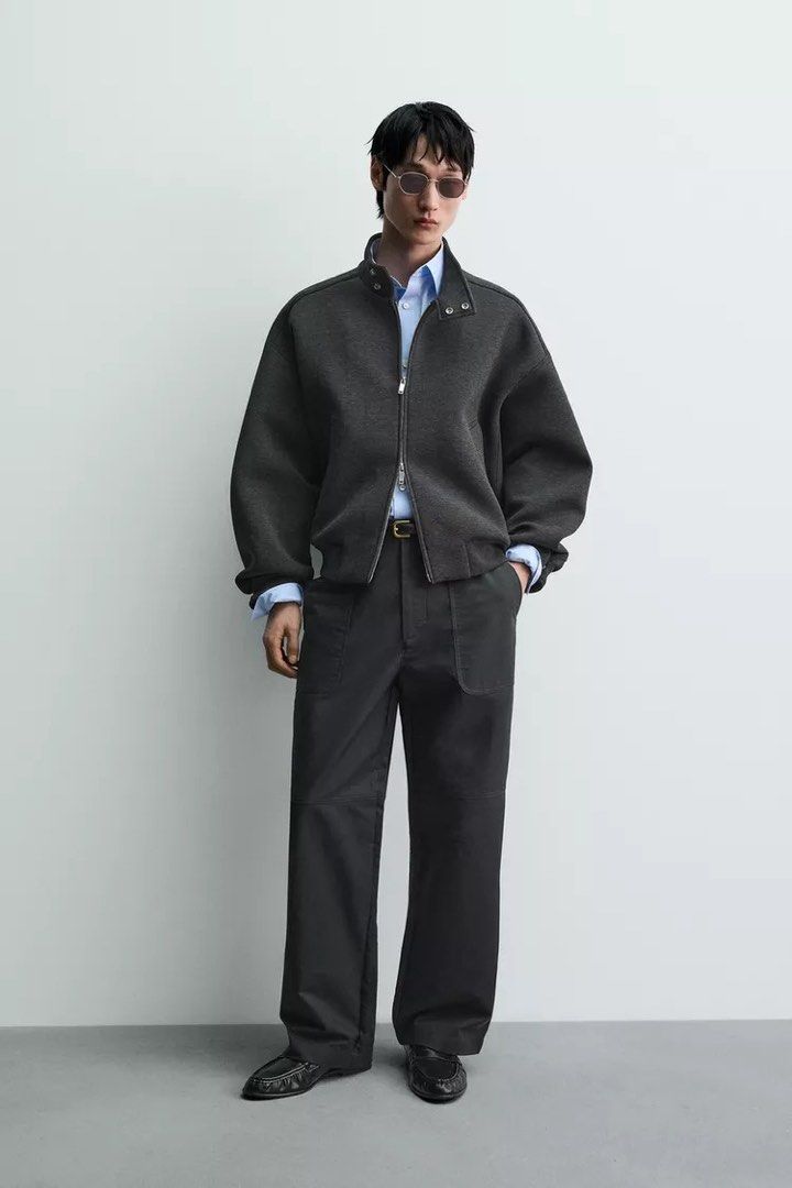 BNWT Zara Technical Jacket (Category: Coats, Jackets and Outerwear) located in Manila. Submitted by iraestrella (Listing ID 1463461121, Image 1). Description: Brand new with tag Size: Medium Original price is ¥13,590 (₱5,400+).