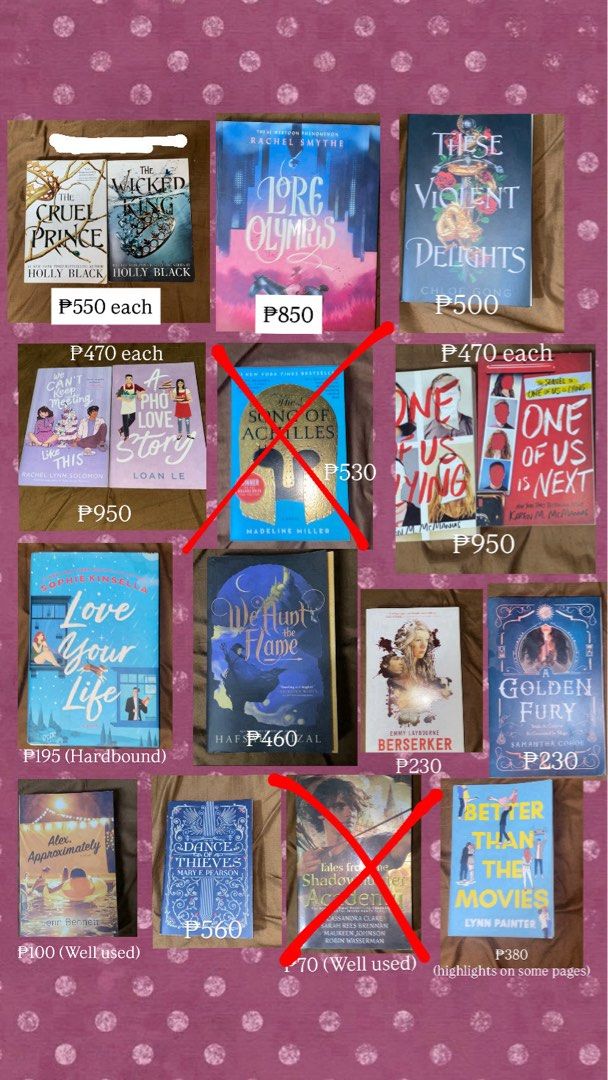 BOOKS FOR SALE (Category: Storybooks) located in Makati City. Submitted by berriscollection (Listing ID 1463436416, Image 1). Description: All are like new / lightly used unless stated.