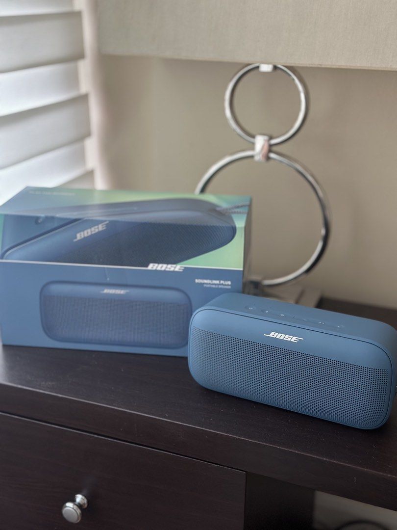 Bose SoundLink Plus Portable Speaker - Blue (Category: Soundbars, Speakers & Amplifiers) located in Makati City. Submitted by 76477 (Listing ID 1463335646, Image 1). Description: Selling my preloved bose soundlink plus. Barely used since I have a lot of speakers. In its prestine condition. Good as new. No issues. Pm me for SURE BUYERS MAKATI AREA- Blue Bose SoundLink Plus portable speaker - Includes original box - Delivers great sound quality for