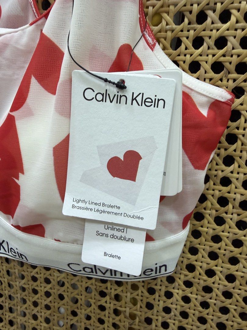 Brand New: Calvin Klein Padded Bralette (Category: Undergarments & Loungewear) located in Pasig City. Submitted by jgbeautique (Listing ID 1463420941, Image 2). Description: Ive got too many CK sets already :( Size is Medium Original price is 530HKD (4230 Php) Selling for 2087 (51% off).