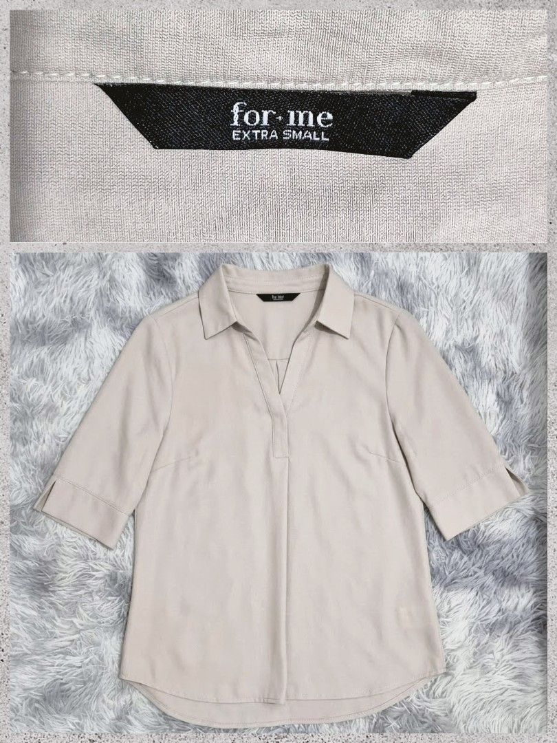Branded Office Top (Category: Blouses) located in General Trias. Submitted by relove_closet8 (Listing ID 1463380545, Image 1). Description: •Superb breathable fabric • Washed and never used • Buyer handles shipping fee and book J&T or Lalamove only. • Payment first via bank transfer or e-wallet • No cancellation/return/refund of orders. 📍Lancaster, General Trias (Weekdays) 📍Las Piñas (Saturday & Sunday).