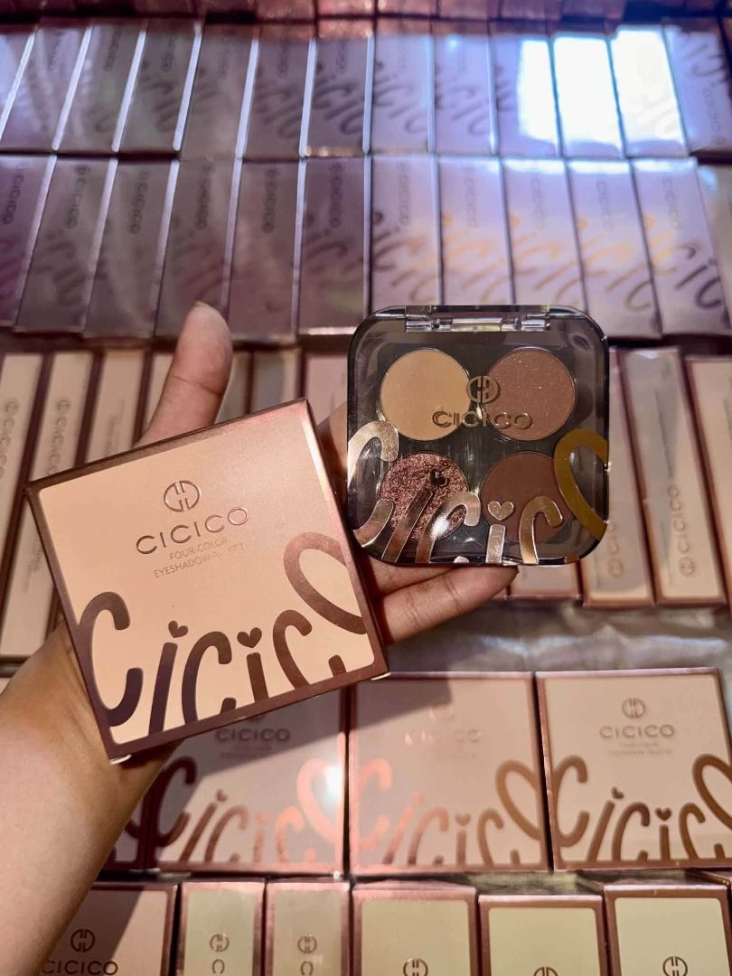Brandnew and Authentic CICIC0 Cosmetics (Category: Makeup) located in Quezon City. Submitted by mjmassortedfinds (Listing ID 1463368251, Image 3). Description: Ladies, Pm agad, Hoard nyo to! Authentic CICIC0 Cosmetics 1 2 9 each min 10pcs 1 2 4 each min 50pcs ✅ Good stocks! ✅ expiration date: 2027 pa! ✅ Authentic & Brandnew ✅ Napaka mura na neto! INCLUDED: ✔ mascara ✔ velvet finish ✔ setting powder ✔ make up remover ✔ eyeshadow pallete ✔ 3in1 eye