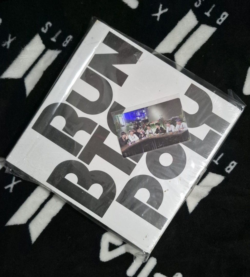 BTS "Run BTS! Poly" Sealed with POB (Category: K-Wave Merchandise) located in Imus. Submitted by shopestepanimey (Listing ID 1463331513, Image 1). Description: - Brand New: "Run BTS!" photo album, still sealed in original plastic. - Includes: A photocard POB featuring all members.