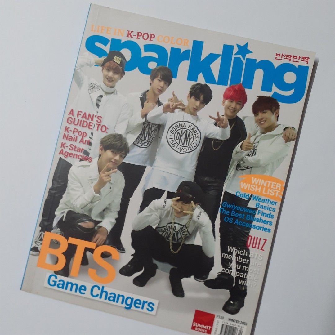 BTS Sparkling Magazine (Category: Magazines) located in Malolos. Submitted by ktyshiicart (Listing ID 1463510834, Image 1). Description: - good as new - 250 (pf + sf) mop - gcash mod - j&t home.