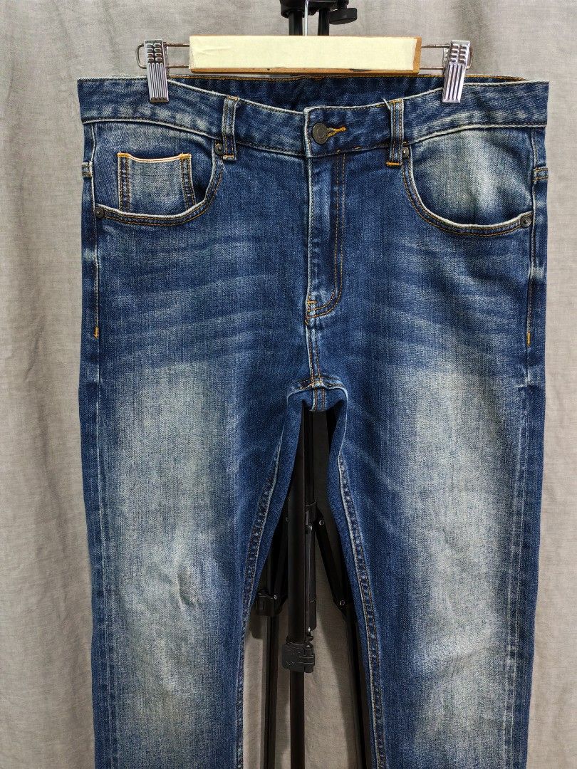 burberry selvedge denim jeans stretch (Category: Jeans) located in Baguio. Submitted by used_clothing2600 (Listing ID 1463406453, Image 3). Description: burberry selvedge denim jeans stretch size 32 verygood condition measurements waist 16.5 inches front rise 10 thigh 10 knee 8 inseam 30 leg opening 6.5 length 40.5 P 1,480.