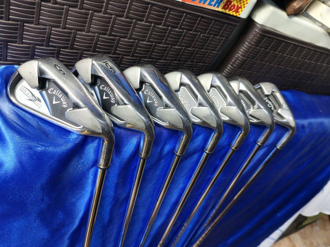 Callaway warbird iron set (Category: Golf) located in Manila. Submitted by meiyeon2 (Listing ID 1463452552, Image 2). Description: Callaway Warbird 2019 release model. Uniflex Callaway warbird steel shaft.. iron#5-9i Pitching wedge S wedge.