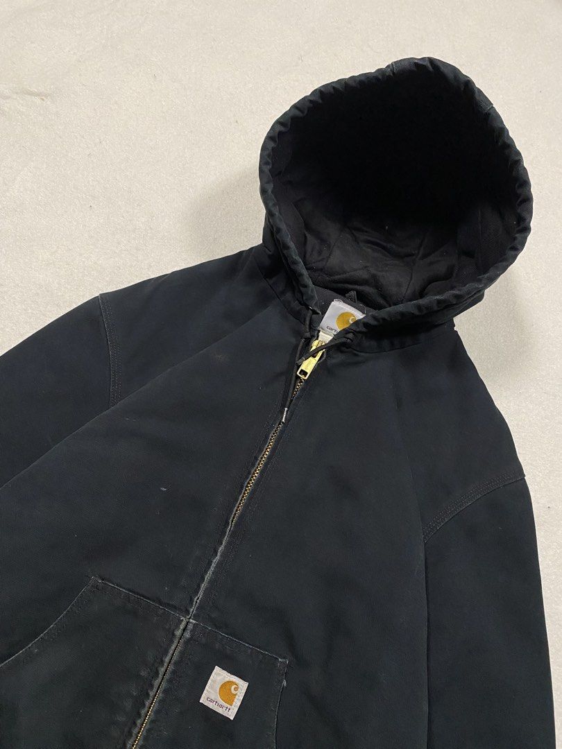 Carhartt Active Duck Jacket J140 BLk insulated lined (Category: Activewear) located in Dasmarinas. Submitted by ridgeridethrift (Listing ID 1463493149, Image 2). Description: Width- 25 Length - 29 Sleeve - 27 In excellent condition have minor sign of usage ,color rate 9/10 .