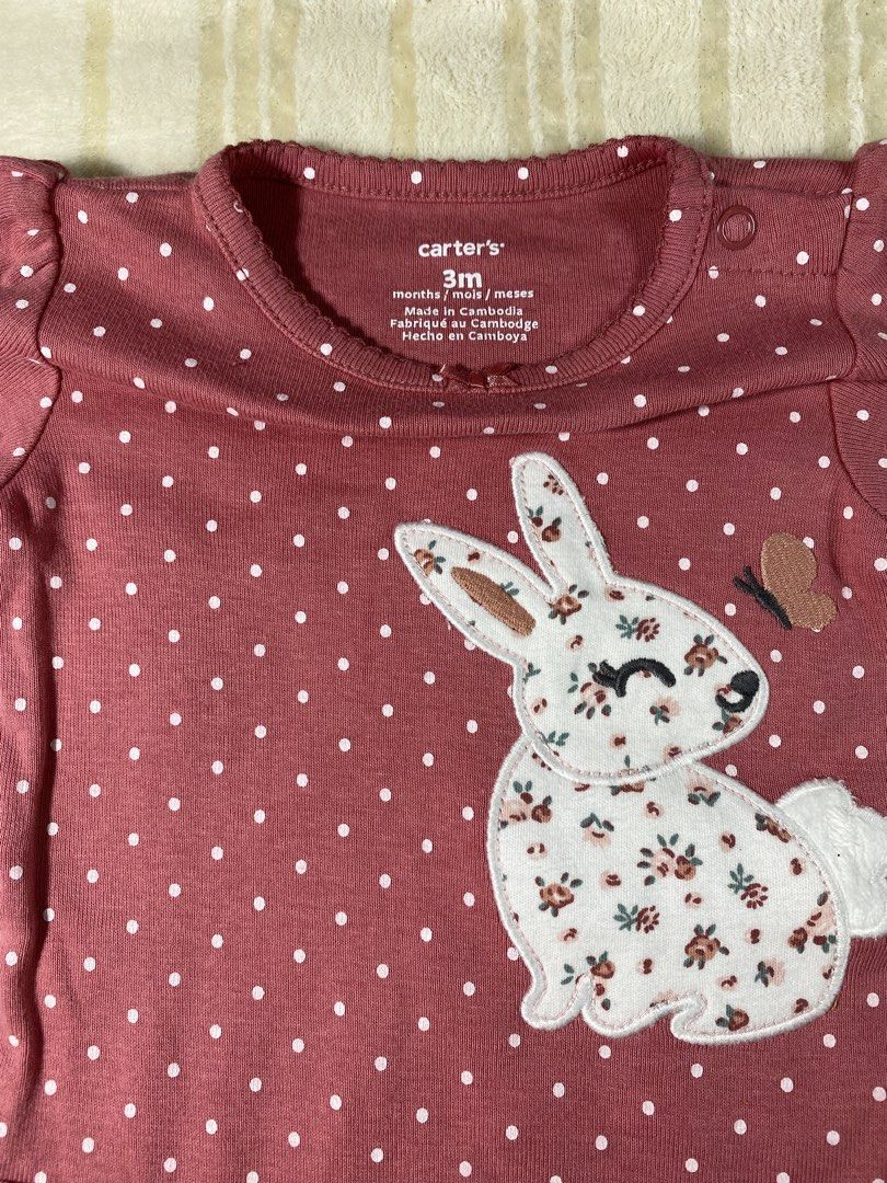 Carter's longsleeve onesies (Category: Babies & Kids Fashion) located in Cagayan de Oro. Submitted by tinytootchcloset (Listing ID 1463469206, Image 3). Description: brand: Carter's size: 3-6 months VGUC.