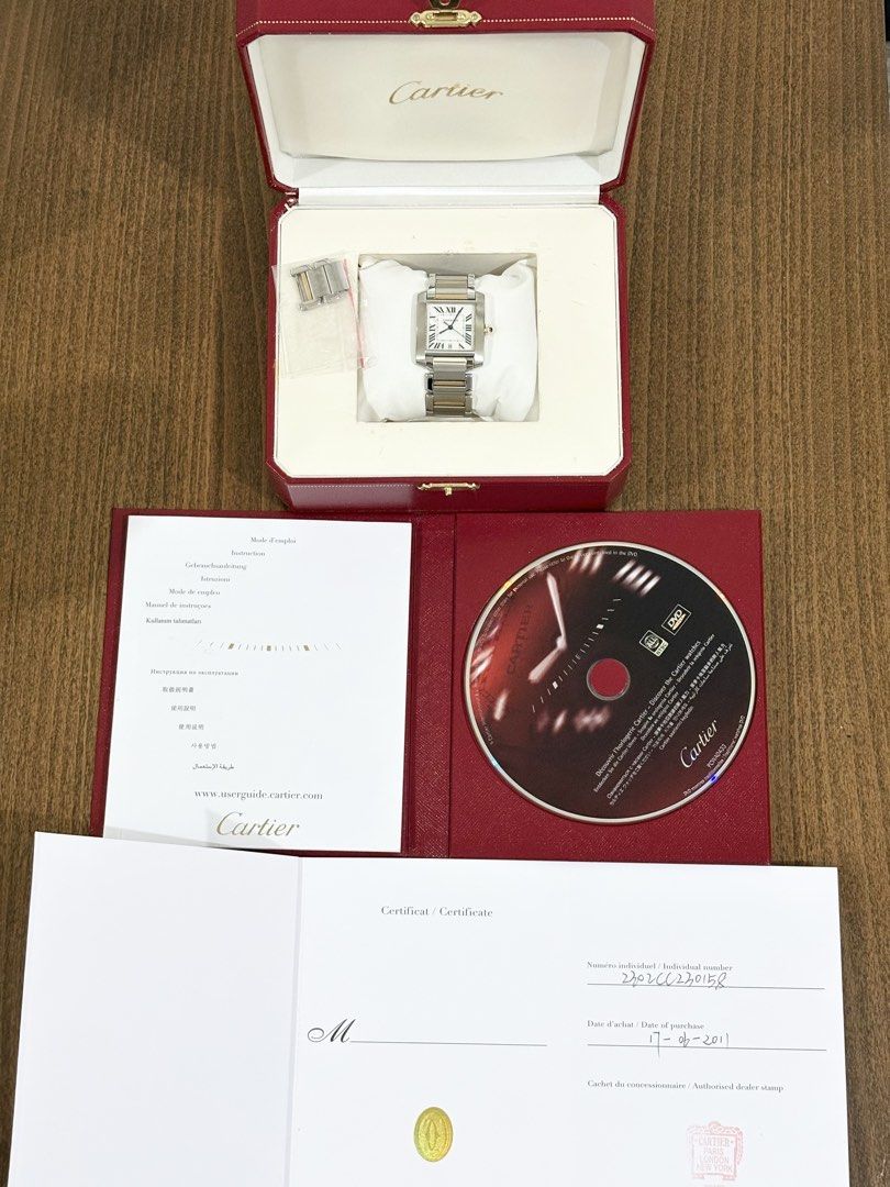 Cartier Tank Française Large - Complete set (Category: Luxury Watches) located in Mandaluyong City. Submitted by brian.1988 (Listing ID 1463415430, Image 2). Description: 2011 Cartier Tank Française Large Two-tone - Complete set - Automatic movement with date function - 9/10 very good condition .