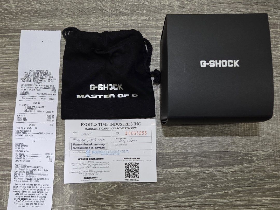 CASIO G-SHOCK (Category: Men's Watches) located in Manila. Submitted by mcatanghal13 (Listing ID 1463329901, Image 2). Description: Casio Rangeman Smart Watch only 2x use and no scratches, with reciept and warranty card Complete with box, specs can be check casio.com.