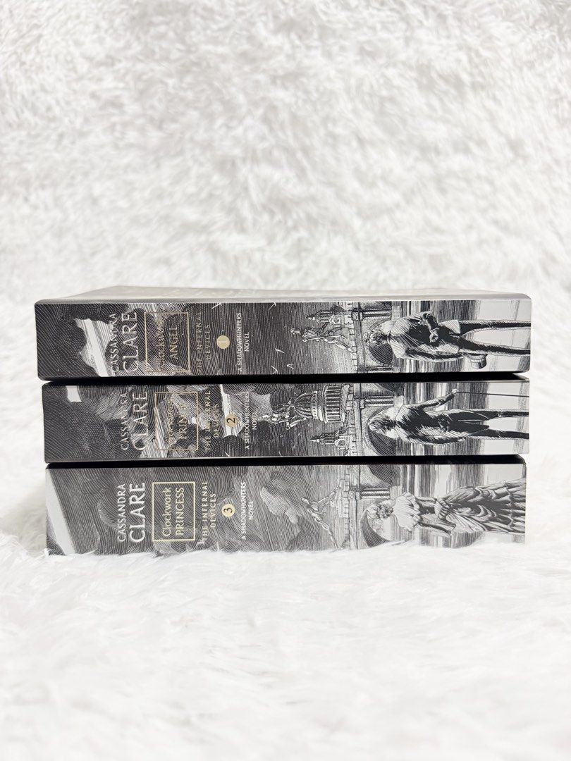 FREE SHIPPING! CASSANDRA CLARE - THE INFERNAL DEVICES - LIKE NEW (Category: Storybooks) located in Malolos. Submitted by jnrreadershavenbooks (Listing ID 1463488017, Image 2). Description: ✅LIKE NEW BOOKS (ORIGINAL AND AUTHENTIC COPIES) FOR SALE!!! ✅ WRITER: Cassandra Clare ✅ THE INFERNAL DEVICES BOOK SET: 1.) Clockwork Angel 2.) Clockwork Prince 3.) Clockwork Princess ✅Imported from USA. ✅Mode of Payment: Gcash/BPI/GoTyme/Maya/Maribank ✅FREE SHI