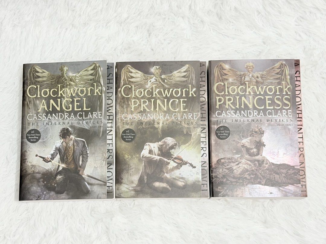 FREE SHIPPING! CASSANDRA CLARE - THE INFERNAL DEVICES - LIKE NEW (Category: Storybooks) located in Malolos. Submitted by jnrreadershavenbooks (Listing ID 1463488017, Image 1). Description: ✅LIKE NEW BOOKS (ORIGINAL AND AUTHENTIC COPIES) FOR SALE!!! ✅ WRITER: Cassandra Clare ✅ THE INFERNAL DEVICES BOOK SET: 1.) Clockwork Angel 2.) Clockwork Prince 3.) Clockwork Princess ✅Imported from USA. ✅Mode of Payment: Gcash/BPI/GoTyme/Maya/Maribank ✅FREE SHI
