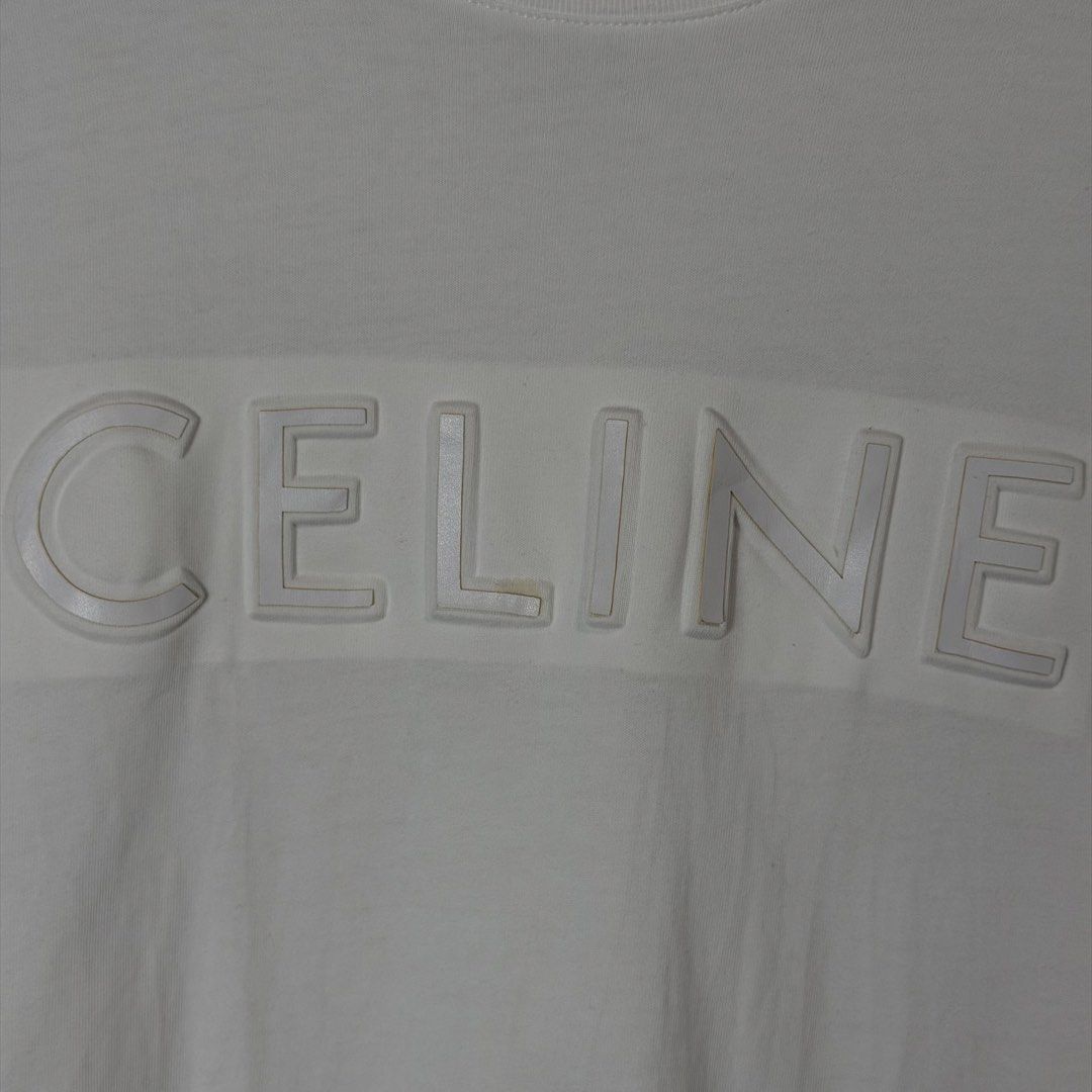 CELINE (Category: Tshirts & Polo Shirts ) located in Mangaldan. Submitted by restyletrends.ph (Listing ID 1463510996, Image 3). Description: CELINE Size : Large - XL Length : 28 Width : 20 Color rate : 10/10 Like new No issue.