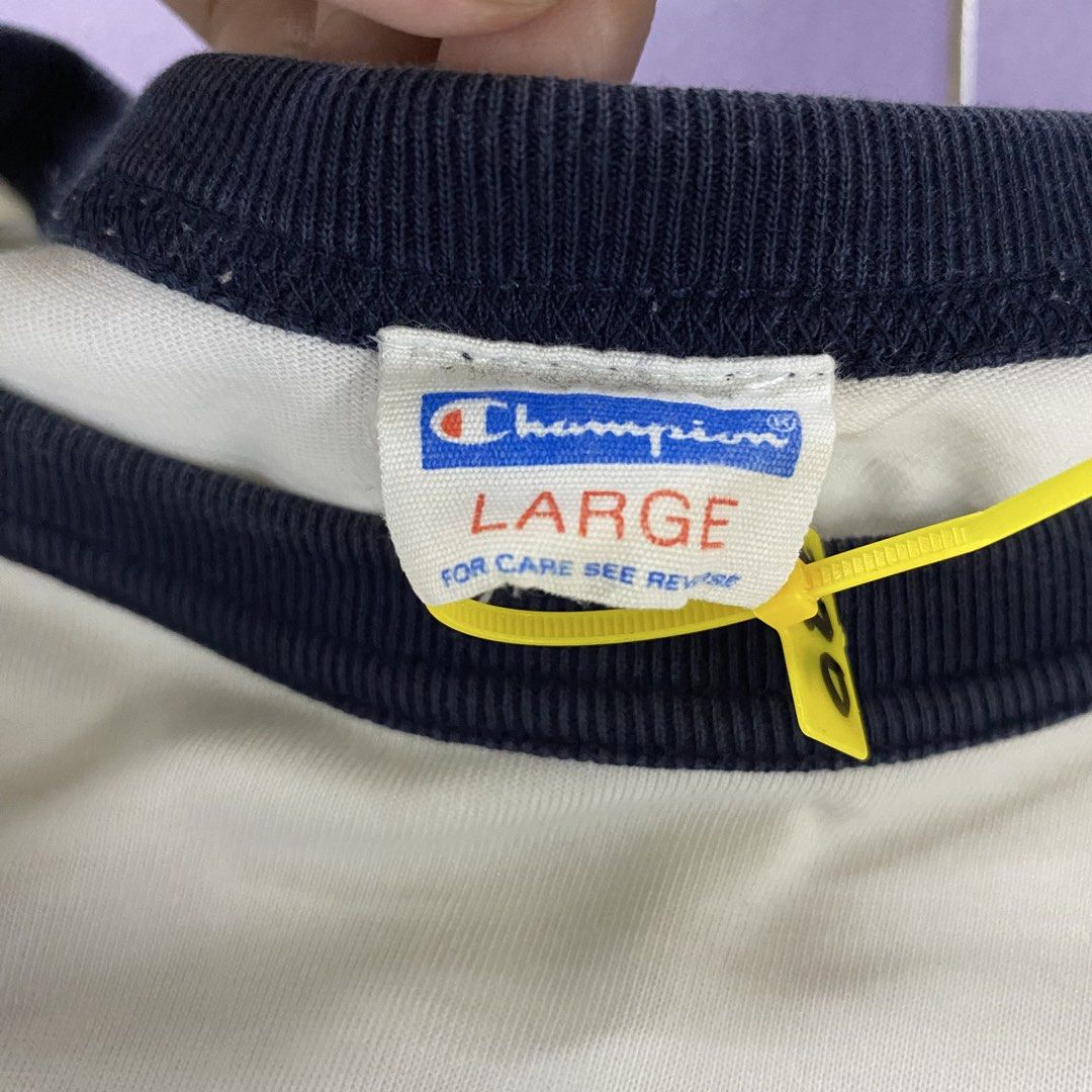 Champion “Phy. Ed” Vintage-Style Jersey Tee (Category: Tshirts & Polo Shirts ) located in Imus. Submitted by kingbhatsdrygoods (Listing ID 1463357460, Image 3). Description: KingBhats HUB Please read below before inquiring or making a purchase. ✨ 👕 ITEM DETAILS (Inches): • Shoulder: 20 • Width: 21.5 • Length: 30 • Sleeve Length: 10.5 • Flaws/Issues: none 📌 ORDER & PAYMENT RULE: • First to pay, first served. No reservations. • Payment must be fu