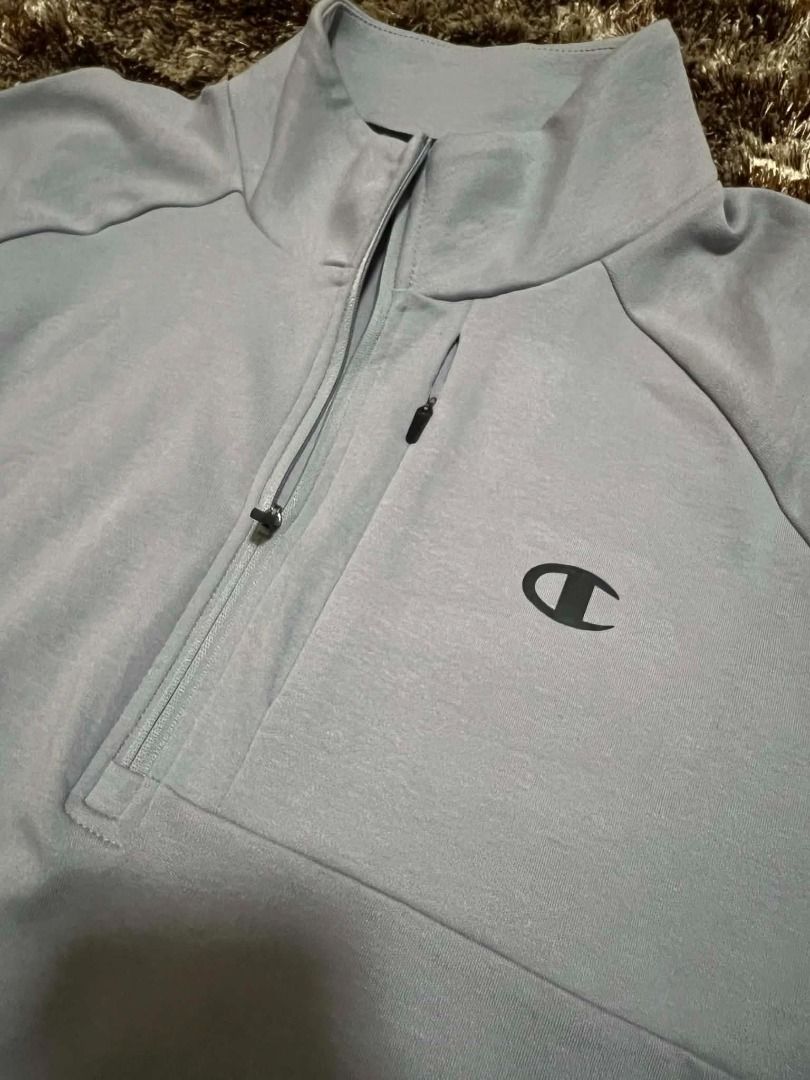Champion Quarter Zip Original Gray (Category: Tshirts & Polo Shirts ) located in Manila. Submitted by actd_luxury (Listing ID 1463539406, Image 2). Description: l:24x28.
