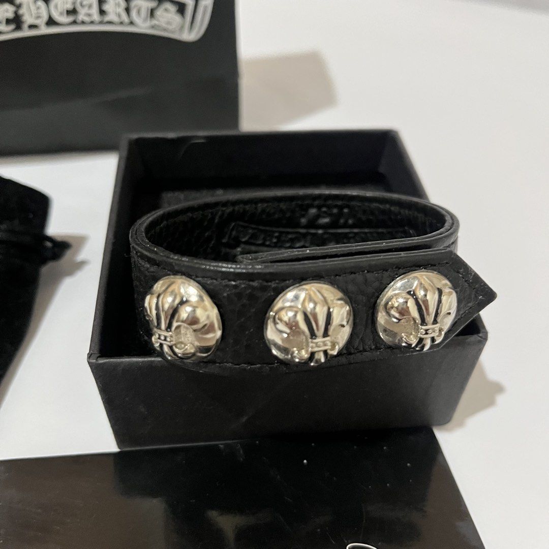 Chrome Hearts Leather Bracelet (Negotiable) (Category: Bracelets) located in Taguig. Submitted by buytrysellrepeat (Listing ID 1463386022, Image 2). Description: - Reps.