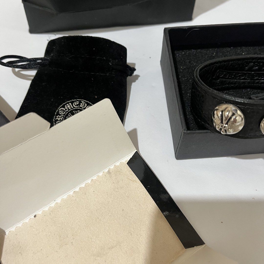 Chrome Hearts Leather Bracelet (Negotiable) (Category: Bracelets) located in Taguig. Submitted by buytrysellrepeat (Listing ID 1463386022, Image 3). Description: - Reps.