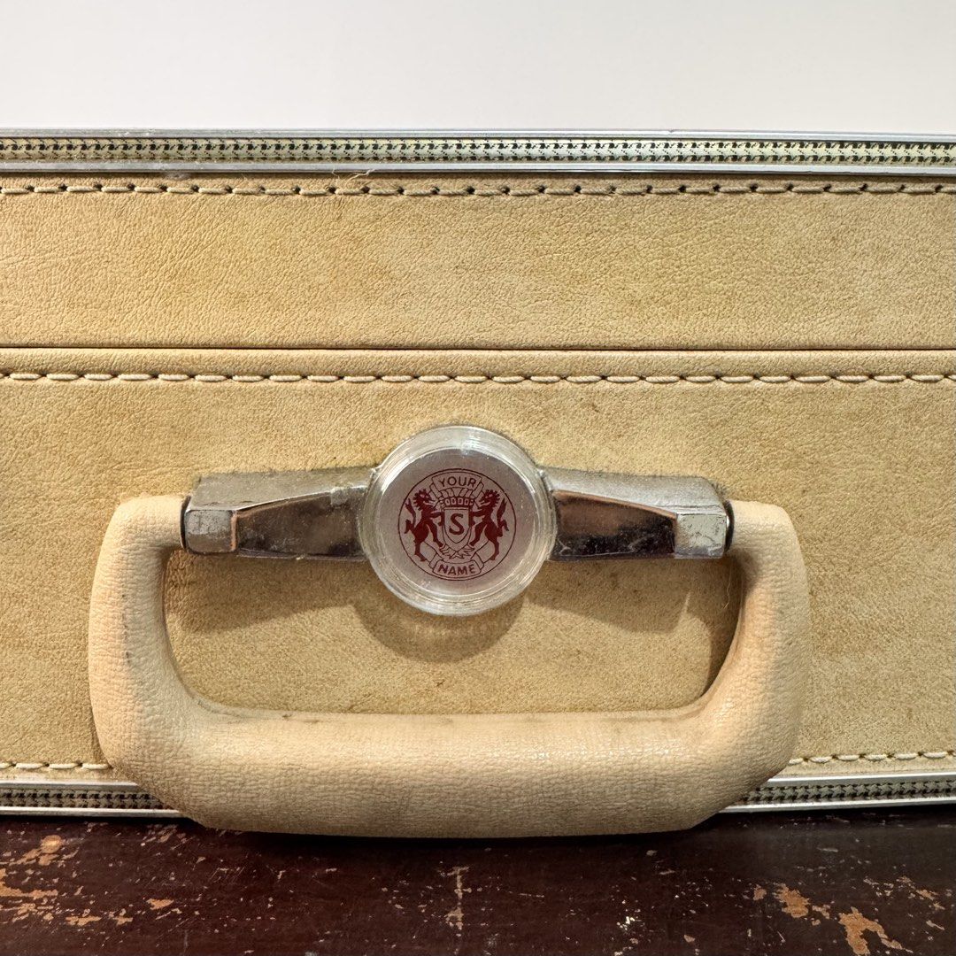 Classic Beige Hard Case (Category: Luggage) located in Bulacan. Submitted by orangepixiestixgirl (Listing ID 1463469910, Image 3). Description: ‼️message me on ig, @orangepixiestixgirl for inquiries and transactions‼️ ‼️CAN’T REPLY HERE‼️ Classic Beige Hard Case —Inner lining needs to be fixed. Dimensions: Height—37cm Width— 48cm Depth—14cm Notes: Secondhand bags from Japan surplus. Please manage your expectations, may have signs of use and minor