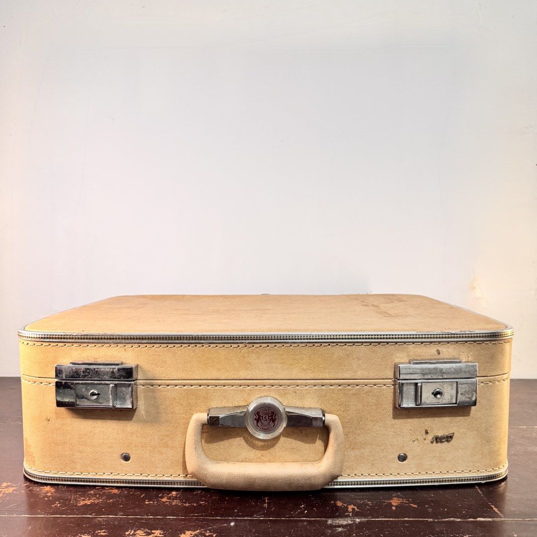 Classic Beige Hard Case (Category: Luggage) located in Bulacan. Submitted by orangepixiestixgirl (Listing ID 1463469910, Image 2). Description: ‼️message me on ig, @orangepixiestixgirl for inquiries and transactions‼️ ‼️CAN’T REPLY HERE‼️ Classic Beige Hard Case —Inner lining needs to be fixed. Dimensions: Height—37cm Width— 48cm Depth—14cm Notes: Secondhand bags from Japan surplus. Please manage your expectations, may have signs of use and minor