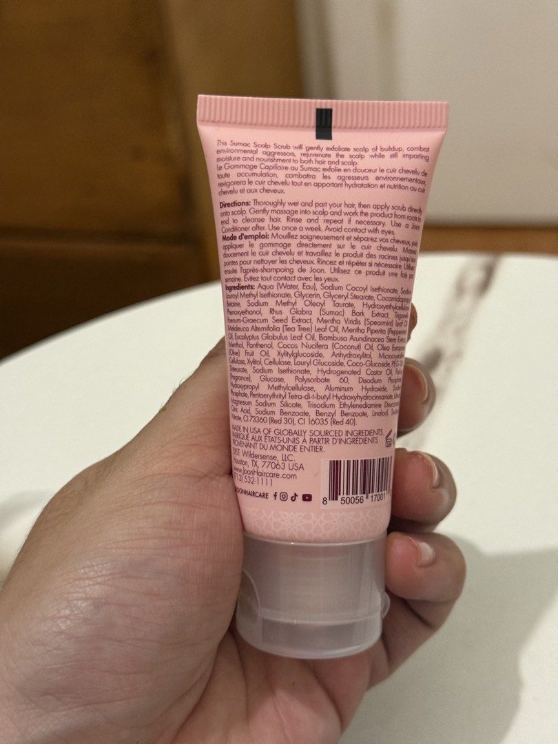 [CLEARANCE] Joon sumac scalp scrub (Category: Hair) located in Quezon City. Submitted by quirksandcurls (Listing ID 1463550003, Image 2). Description: .