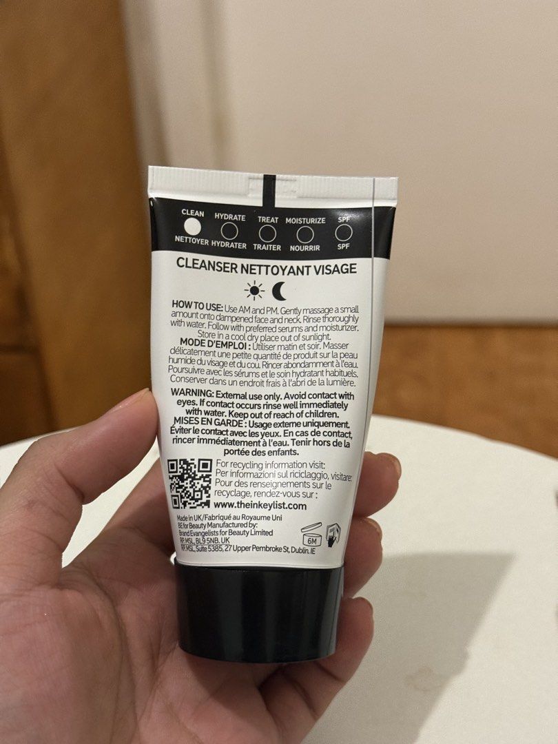 [CLEARANCE] The Inkey List Oat Cleansing balm (Category: Face Care) located in Quezon City. Submitted by quirksandcurls (Listing ID 1463550058, Image 2). Description: Sealed.