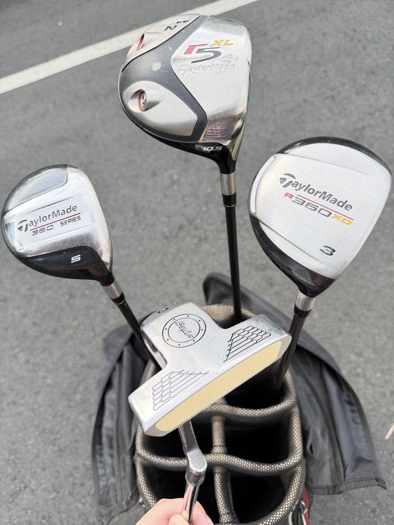 Cleveland VAS Golf Set for Beginners (Category: Golf) located in Manila. Submitted by eclipse58 (Listing ID 1463359776, Image 3). Description: ⛳ COMPLETE Cleveland VAS Golf Set 🔥 💎 Very Good Condition | No Issues Set Includes: 🧩 5–9 Irons 🧩 Pitching Wedge, Dual Wedge & Sand Wedge 🧩 TaylorMade R5 XL Driver 🧩 TaylorMade R360 XD 3 Wood 🧩 TaylorMade 360 Series 5 Wood 🧩 Delair Putter 🧩 Golf Bag Specifications: 📒 Original Cleveland Regular Fl