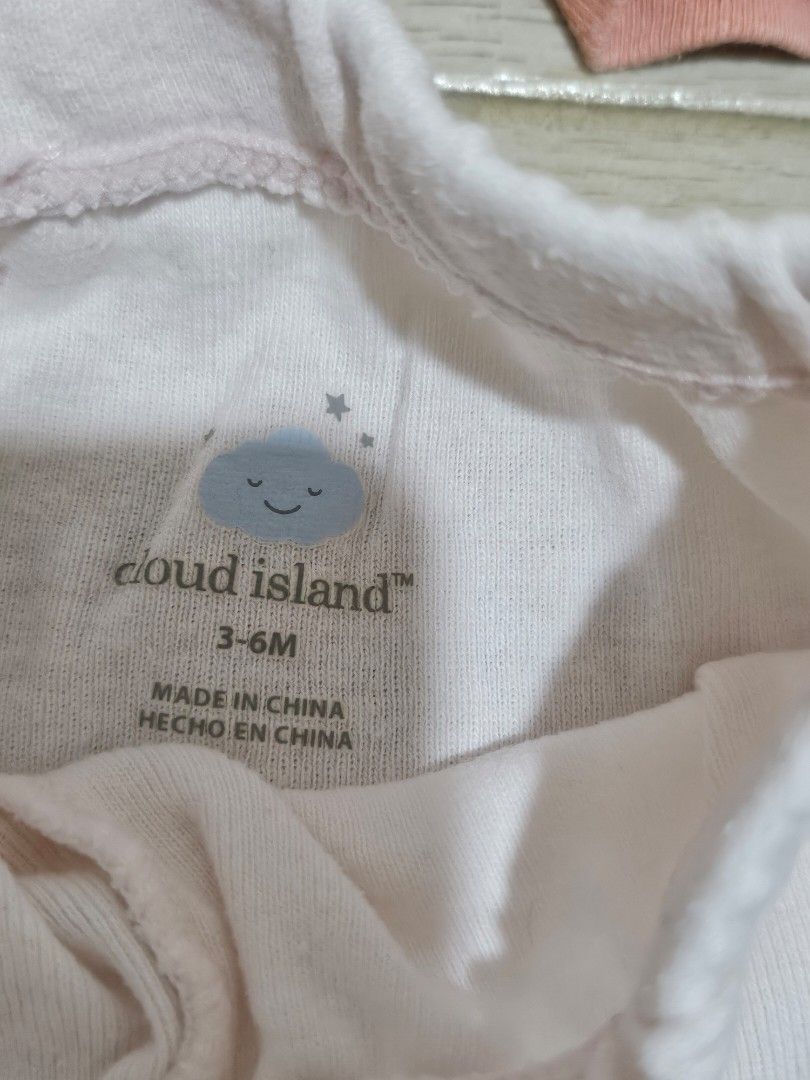 Cloud Island Baby Pants Bundle (3-6M) (Category: Babies & Kids Fashion) located in Manila. Submitted by momshiedells (Listing ID 1463469722, Image 3). Description: Cloud Island Baby Leggings/Pants – 3–6M | 6-Piece Bundle Cute and practical everyday baby pants in a mix of neutral and fun colors: 🩷 Peach 💙 Royal blue 🤎 Mustard with white dots 🤍 White 🩵 Blue 🌿 Green Preloved Good condition with normal signs of use. ✨ Can be sold individually o
