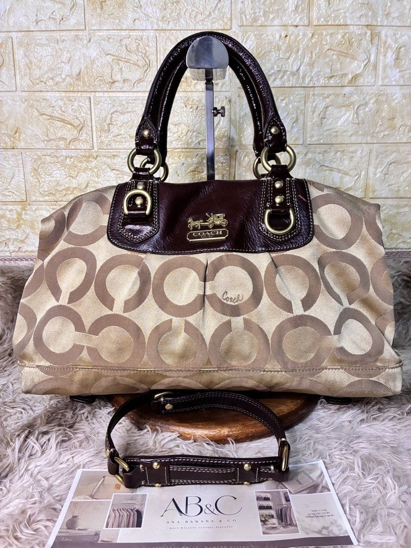 Coach Madison Sabrina Satchel (Category: Shoulder Bags) located in Subic. Submitted by anabananaco. (Listing ID 1463452375, Image 2). Description: 👌 Guaranteed authentic. 👜 Preloved Bag 🇯🇵 From Japan 🇯🇵 Shipping c/o buyer thru J&T or LBC. .