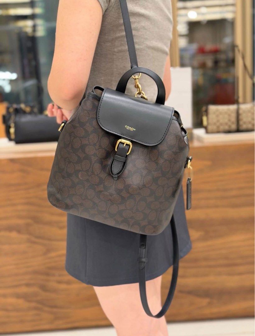 Coach Path Backpack In Signature Canvas (Category: Backpacks) located in Manila. Submitted by btdcbagtrendsdcapul.2 (Listing ID 1463383821, Image 2). Description: Inclusion: Tag, Carecard, Paper Bag, Dustbag, Limited stocks only 📩 Dm for inquiries .