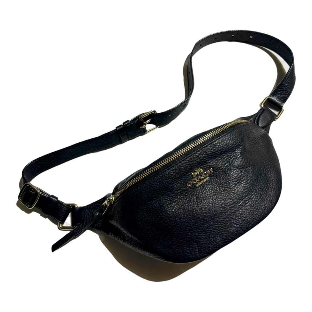 Coach Pebbled Leather Belt Bag (Category: Luxury Bags & Wallets) located in General Santos City (Dadiangas). Submitted by earl_chives (Listing ID 1463491505, Image 1). Description: Authentic Coach Gold hardwares Genuine leather No major flaws Minor signs of usage only Slight peel on inside tag Gen. Santos City location 4,495 only HMU.