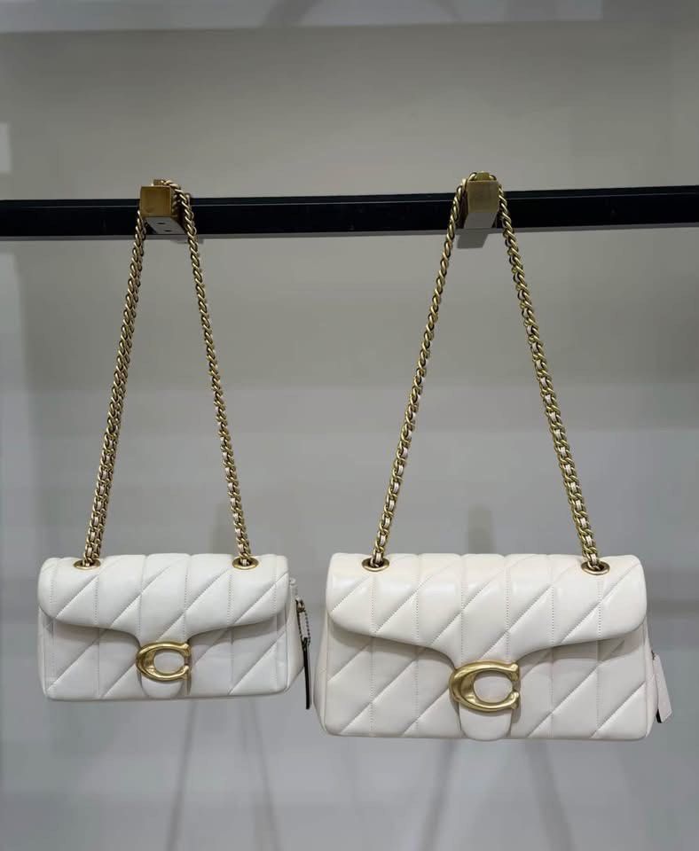 Coach Quilted Tabby Shoulder Bag ( 20 and 26 ) (Category: Shoulder Bags) located in Manila. Submitted by btdcbagtrendsdcapul.2 (Listing ID 1463384897, Image 2). Description: Inclusion: Tag, Carecard, Paper Bag, Dustbag, Limited stocks only 📩 Dm for inquiries.