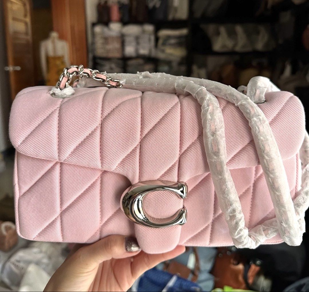 Coach Tabby Quilting in Pink (Category: Shoulder Bags) located in Bulacan. Submitted by mykakarizza (Listing ID 1463492952, Image 3). Description: BEST COLOR PINK!! 💖😍 26 cm ₱2300 20 cm ₱2100 Complete inclusions 📸 Actual pics! 🙋🏻‍♀️ ─── ✦ ─── ✦ ─── ✦ ─── ✦ ─── 🛍️ LOOKING FOR MORE RESELLERS 🛍️ ✨ Buy 3 pcs of ANY items — FREE SHIPPING NA!🚚 ✨ Buy 10 items → FREE SF + ₱50 OFF EACH! 💖 PM us for 30 pcs & up WS 🤍 #Mallpulloutbagssupplier.
