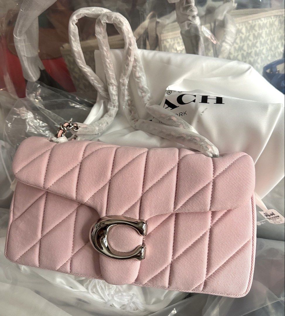 Coach Tabby Quilting in Pink (Category: Shoulder Bags) located in Bulacan. Submitted by mykakarizza (Listing ID 1463492952, Image 2). Description: BEST COLOR PINK!! 💖😍 26 cm ₱2300 20 cm ₱2100 Complete inclusions 📸 Actual pics! 🙋🏻‍♀️ ─── ✦ ─── ✦ ─── ✦ ─── ✦ ─── 🛍️ LOOKING FOR MORE RESELLERS 🛍️ ✨ Buy 3 pcs of ANY items — FREE SHIPPING NA!🚚 ✨ Buy 10 items → FREE SF + ₱50 OFF EACH! 💖 PM us for 30 pcs & up WS 🤍 #Mallpulloutbagssupplier.