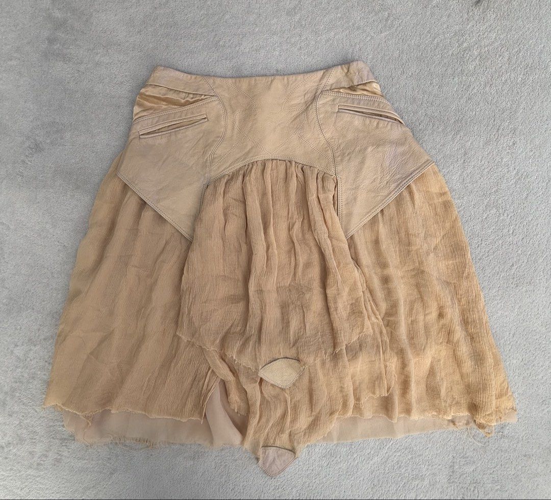 Coccapani Silk Draped Two piece Set (Category: Coats, Jackets and Outerwear) located in Baguio. Submitted by thecollector2600 (Listing ID 1463503666, Image 2). Description: Made in Italy Both size 40 Top: 15” x 20” Skirt: 25” waist , 22” length.