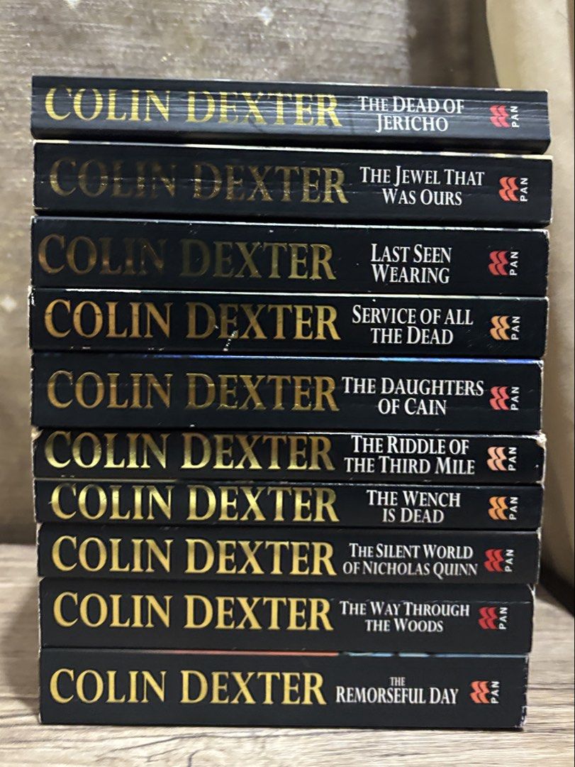 Colin Dexter MMPB 10pcs Set (Category: Storybooks) located in Marikina City. Submitted by visionfinds (Listing ID 1463508902, Image 1). Description: Sold as Set only❗️ All gc to vgc condi MOD: J&T, Lalamove MOP: Gcash / Bank Transfer Location: Marikina City.