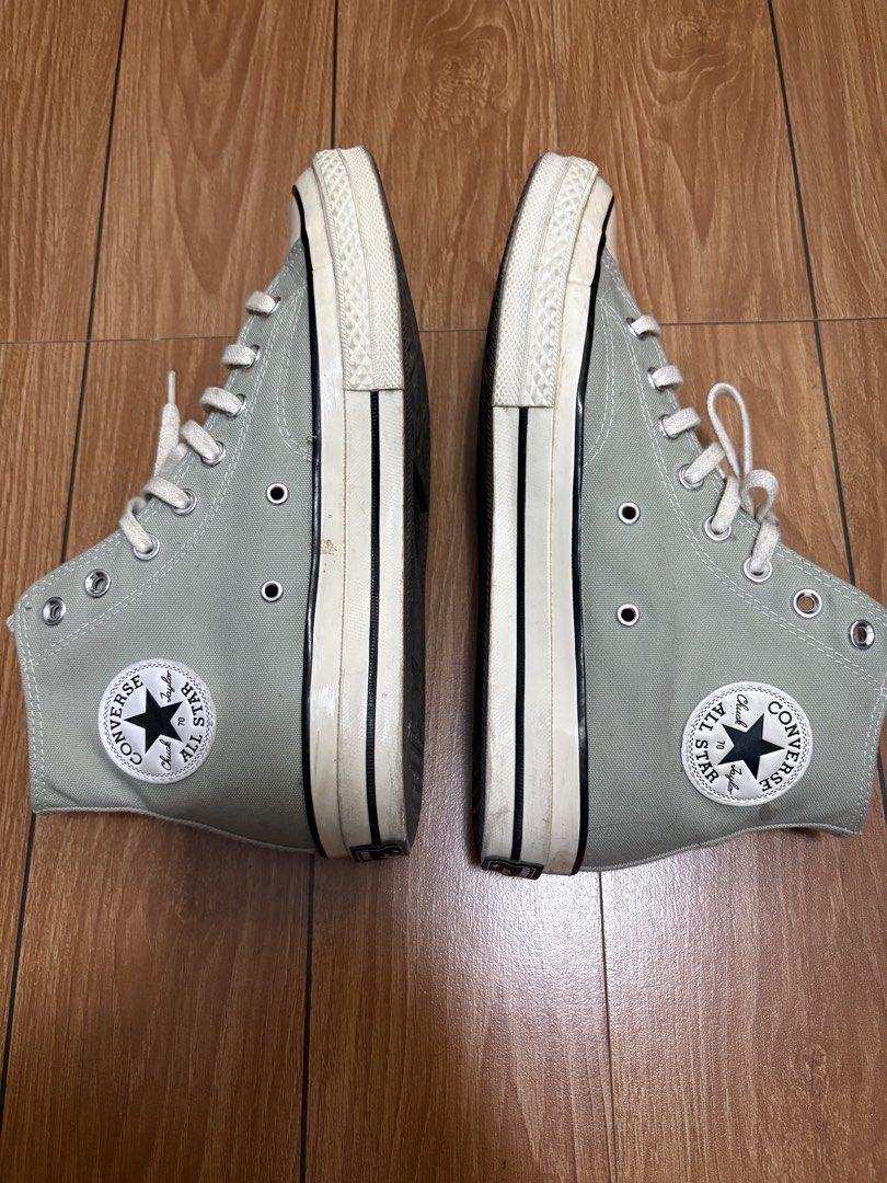 Converse Chuck Taylor All Star 70s (Category: Casual Shoes) located in Batangas. Submitted by luis_emmanuel (Listing ID 1463472862, Image 3). Description: Classic Converse Chuck Taylor 70s high tops Sage Green color 8.5 US (fits 9-9.5US) worn few times only In very good condition (needs slight cleaning only) RFS: decluttering & need funds .