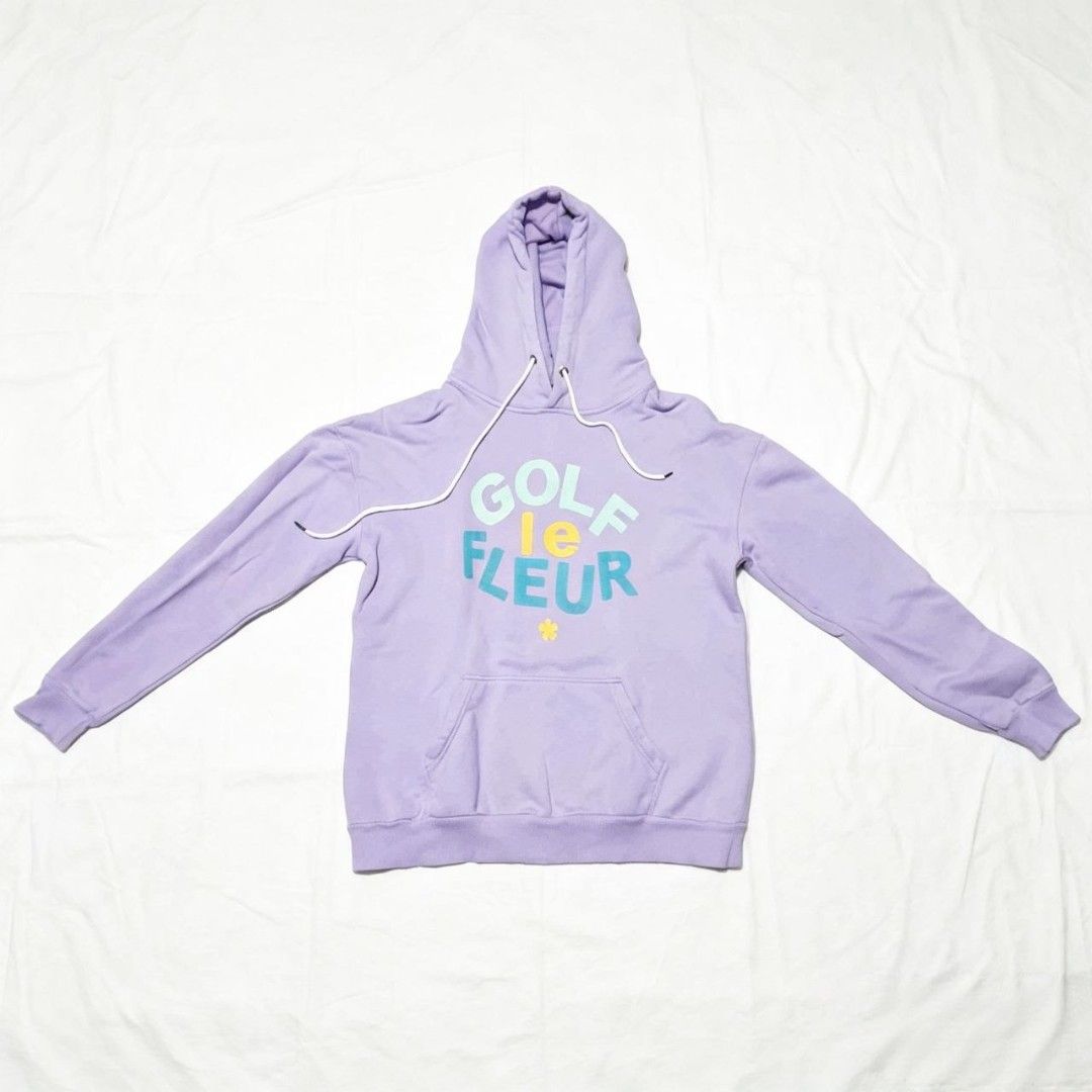 Converse x Golf le Fleur Hoodie (Category: Hoodies) located in Quezon City. Submitted by rodthrift00 (Listing ID 1463371873, Image 1). Description: Best Fit: M-L Dimension(WxL) : 20x25.5 Condition: 10/10 Issue: minimal crackprints and washable stains.