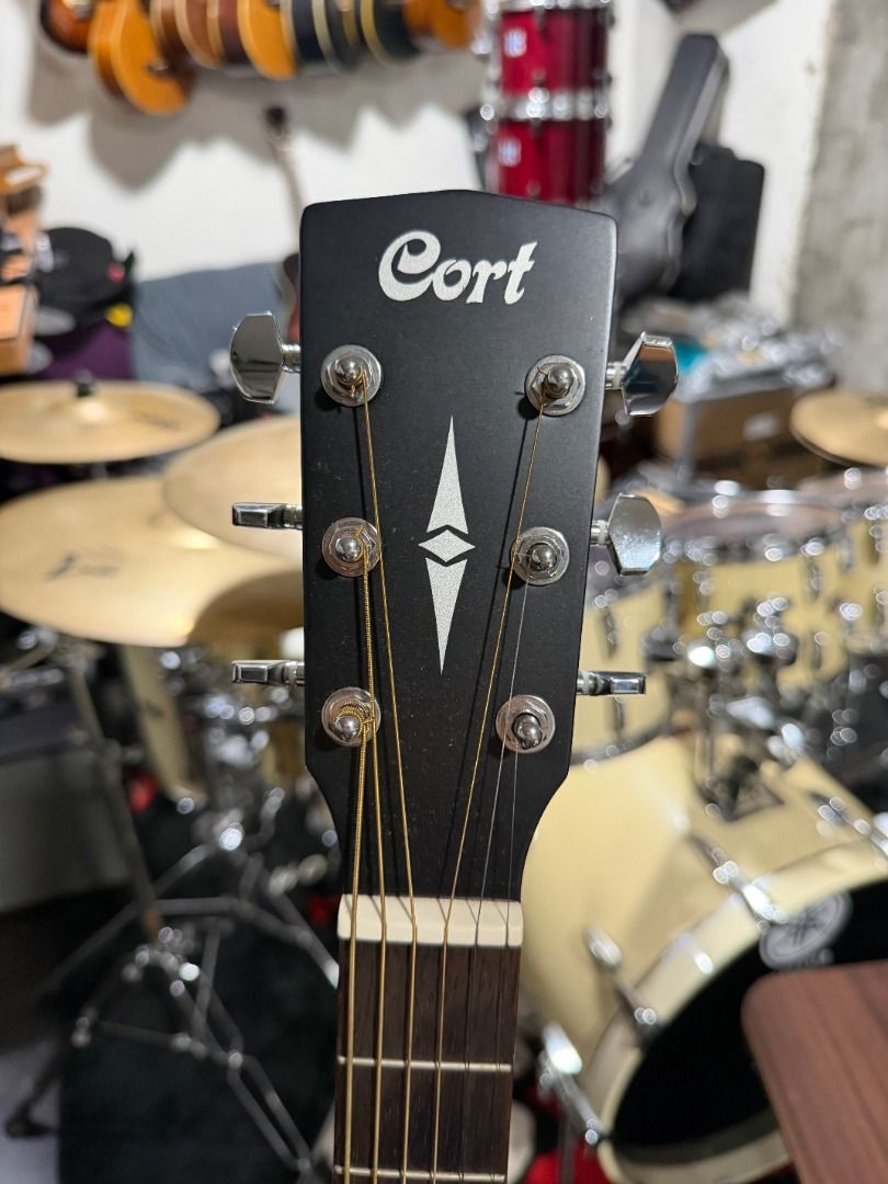 Cort AD810-OP Acoustic Guitar (Category: Musical Instruments) located in Manila. Submitted by ninraninra (Listing ID 1463518436, Image 2). Description: Cort AD810-OP Acoustic Guitar 6K 6K Like new! Spruce/Mahogany body Guitar only. .