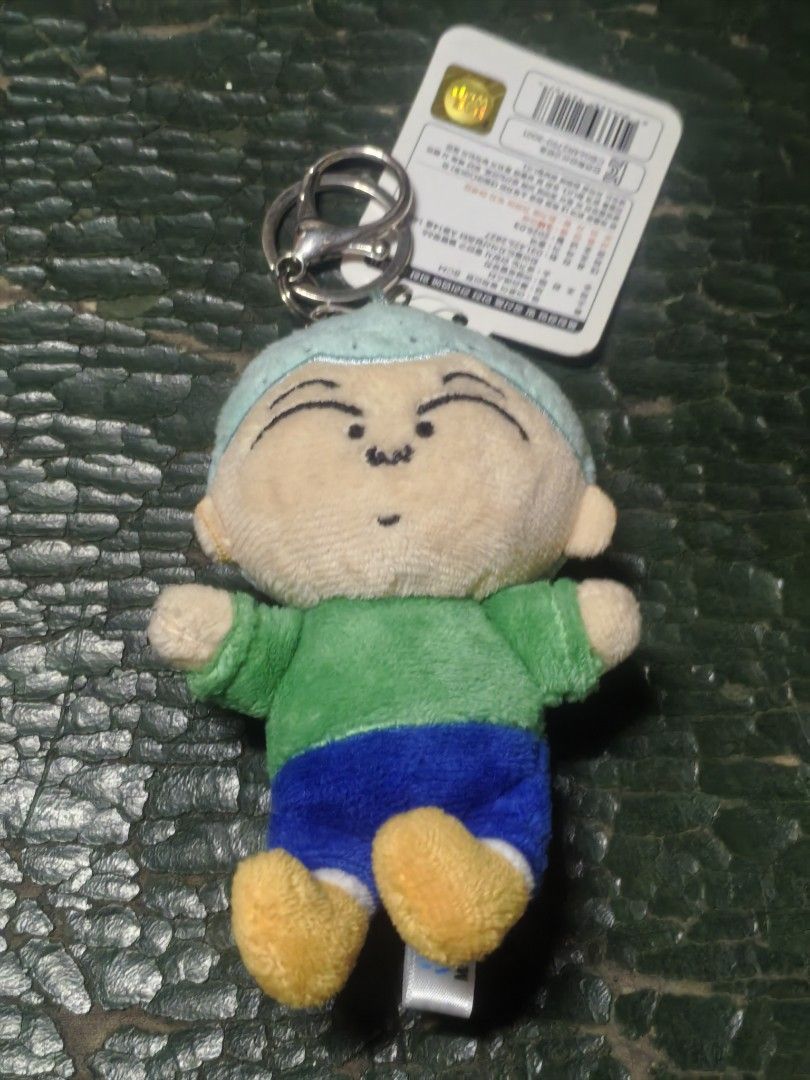 Crayon Shin-chan Plush Keychain Toy (Category: Plushies & Soft Toys) located in Paranaque City. Submitted by furugiyafinds (Listing ID 1463474590, Image 1). Description: - Adorable Crayon Shin-chan plush keychain. - Features Shin-chan in his iconic green shirt and blue pants. - Comes with a sturdy metal keyring. - Ideal for decorating bags, backpacks, or keys. - A fun and collectible item for any Shin-chan enthusiast..