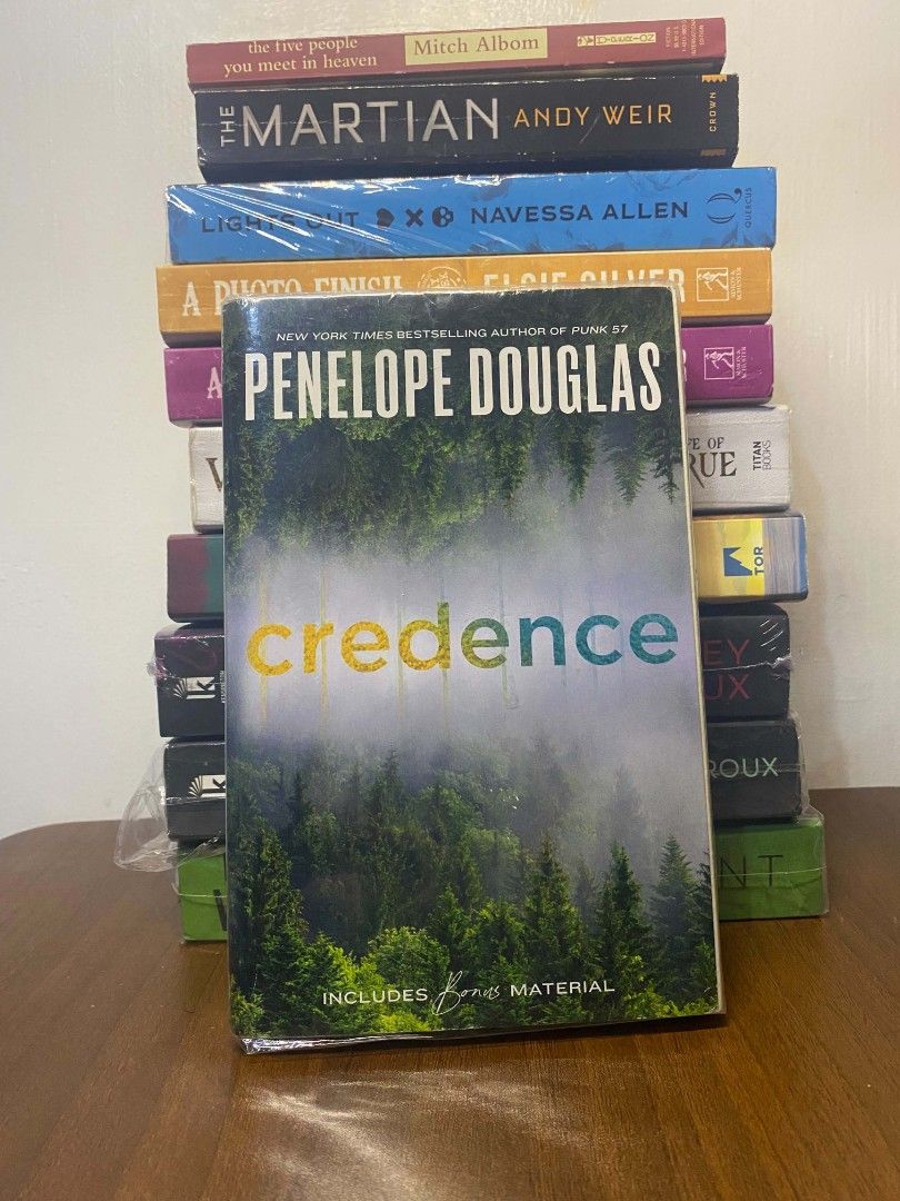 credence by penelope douglas (Category: Storybooks) located in Pagsanjan. Submitted by thescarletpages (Listing ID 1463351112, Image 1). Description: book condi: * very minimal foxing on top and bottom edges send me a dm for more pics and condi loc: laguna mod: jnt/sco mop: gotyme.