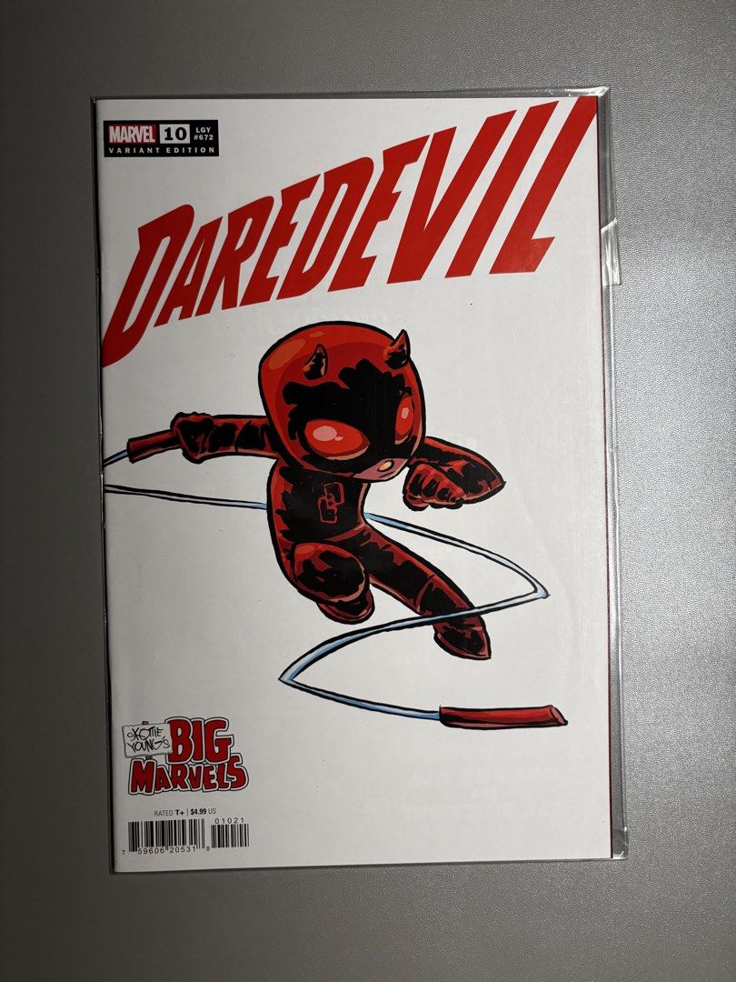 Daredevil #10 Skottie Young Variant (Category: Comics & Manga) located in Manila. Submitted by faaaithyyy (Listing ID 1463476243, Image 1). Description: Daredevil #10 Skottie Young Big Marvels Variant.