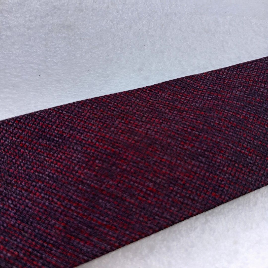 Deep Burgundy Textured Weave necktie (Category: Ties) located in Abucay. Submitted by gibzzz123 (Listing ID 1463376514, Image 3). Description: • All items are ON HAND and ready to be shipped/picked up. • Items are preloved/ukay, so please expect minimal signs of usage unless stated otherwise. • No major issues — good condition unless otherwise indicated in the listing. • Actual color may slightly vary due to lighting and screen settings. • All av